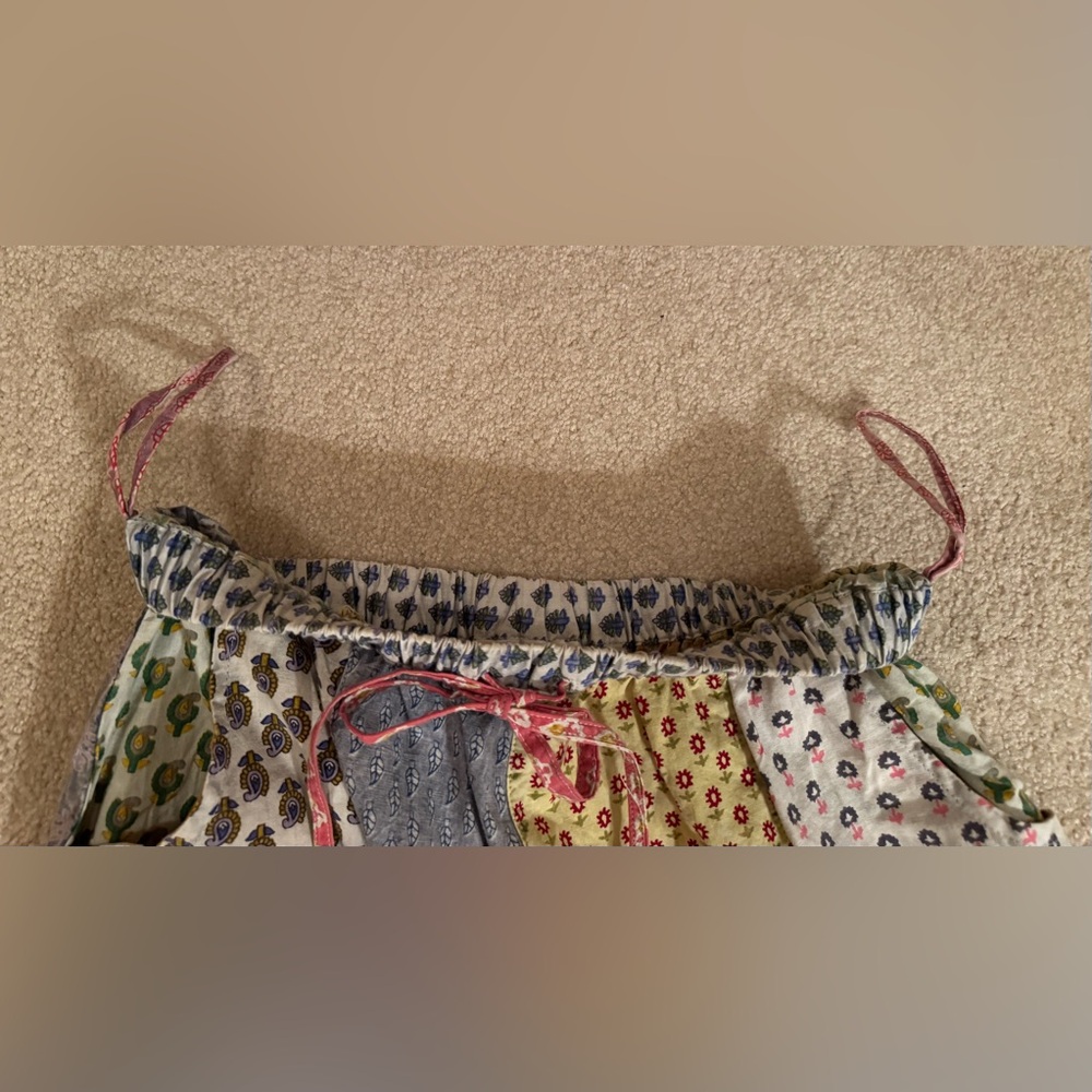 NWOT Sacred Threads Multicolor Patchwork Pants Si… - image 5